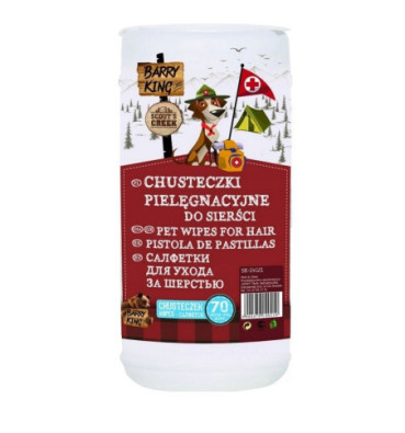 Nawilżone chusteczki pielęgnacyjne do sierści