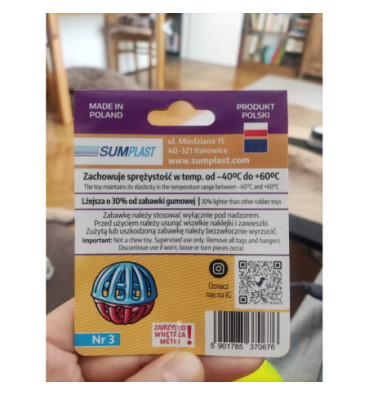 Piłeczka ażurowa nr 1-4