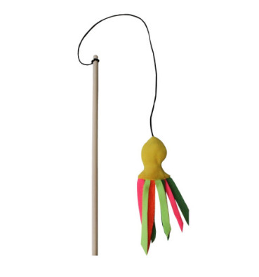 Wędka dla kota Rybka