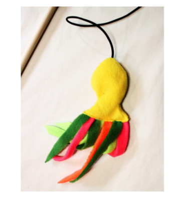 Wędka dla kota Rybka