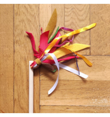 Wędka dla kota Wabik