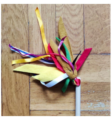 Wędka dla kota Wabik